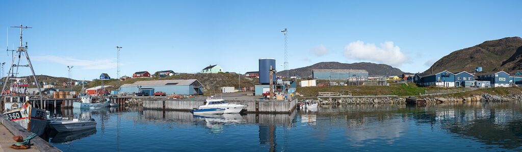 Panorama over Narsaq Havn