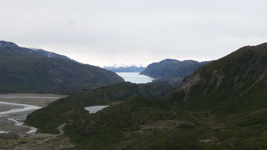 Dalen og morænelandskabet ved Narsarsuaq