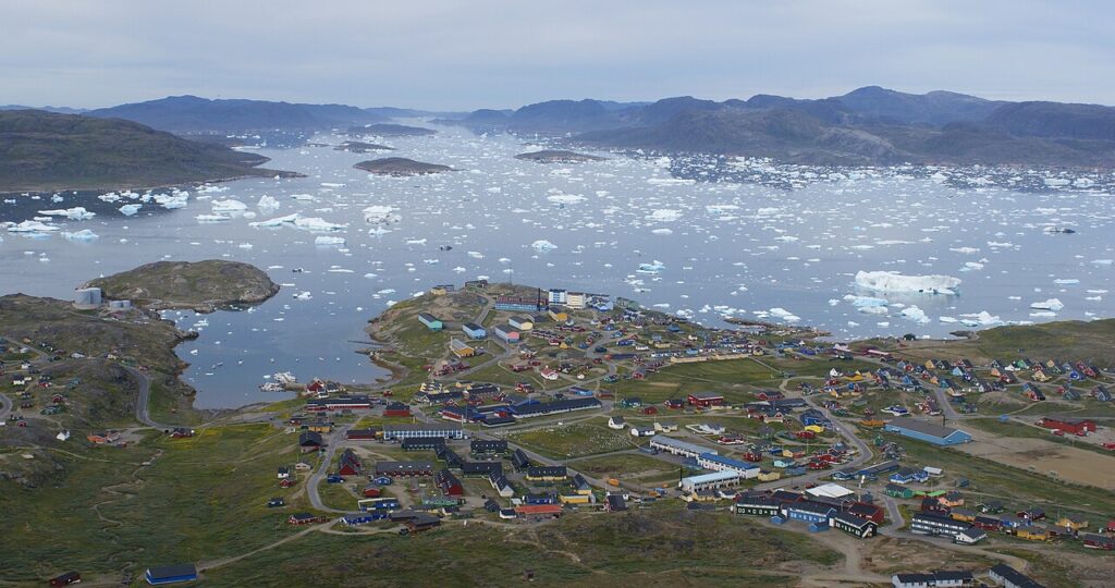 Narsaq set fra Qaaqarsuaq