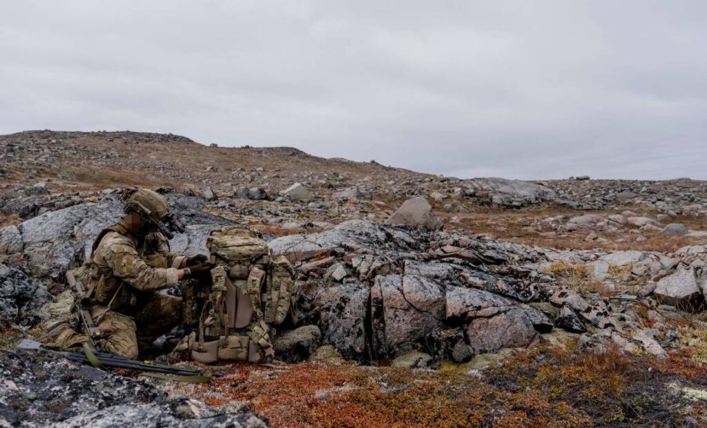 SSR-patrulje i fjeldterrænet ved Narsarsuaq